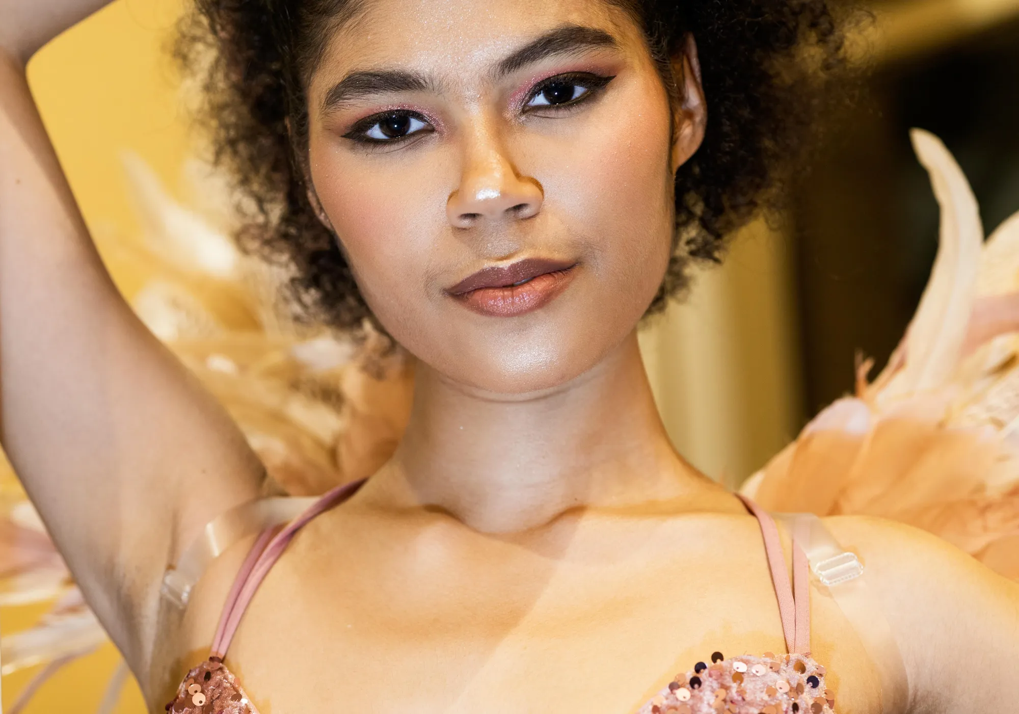 Beauty portrait close-up