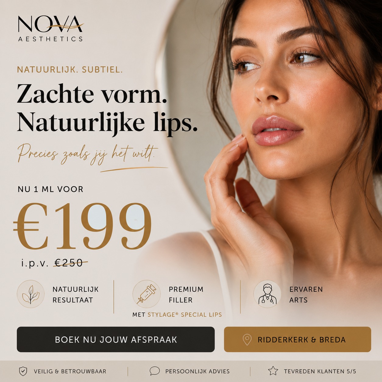 Nova Aesthetics Lipfiller Actie – 1 mL voor €199